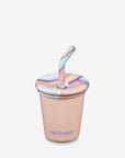 10oz (295ml) Kid's Cup with Straw Lid (Peach Parfait)
