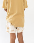 cream Oasis moon elasticated shorties by Bam Loves Boo