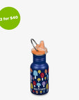 12oz (355ml) Kid's Classic Sippy Bottle (Mushrooms)