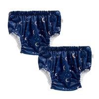EcoNaps Reusable Swim Nappy 2 Pack - Luna - Small 4-7kg