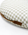 Organic Nursing Pillow Sage + Cream Gingham