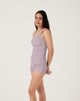 Orchid Curve Boyleg Onesie