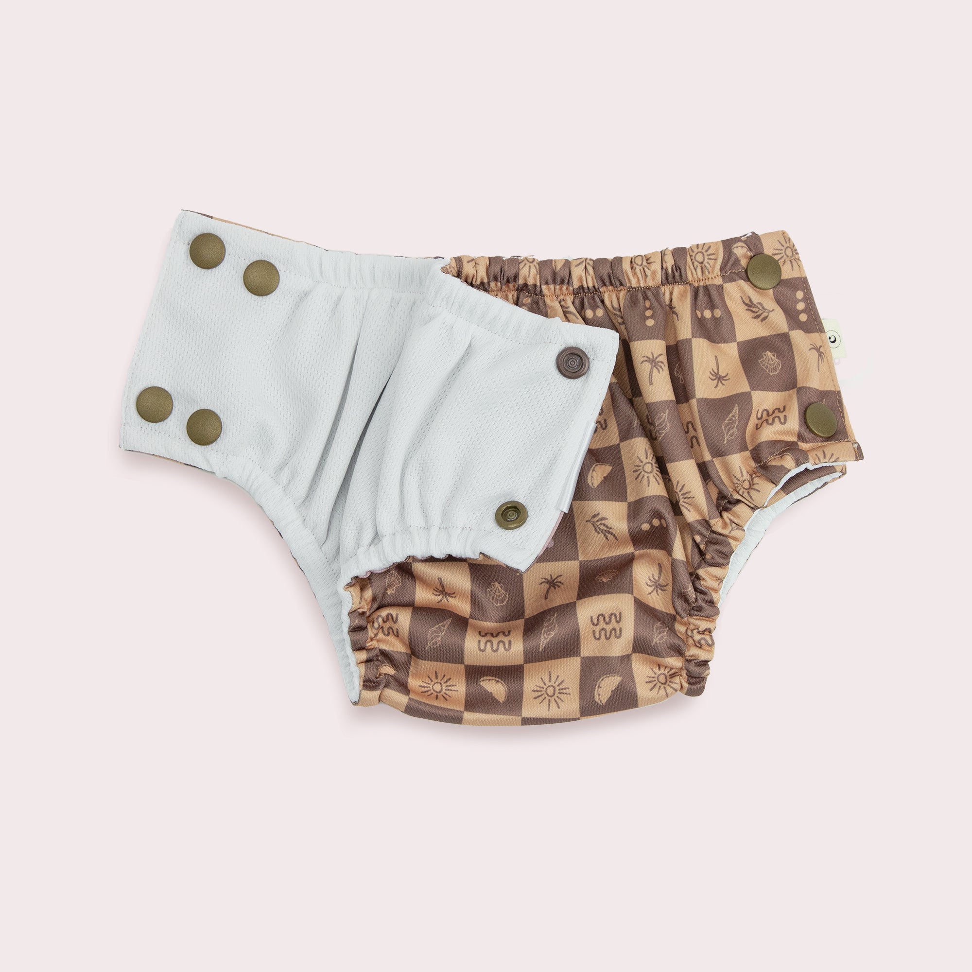 2 Pack of Swim Nappies | Island + Cocoa - Large 11-13kg