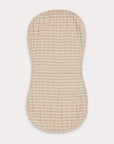 Palm / Painted Stripe Burp Cloth Duo