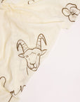 Zodiac Muslin Swaddle - Capricorn