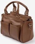 Amelia Pram Caddy - Pebbled Tan