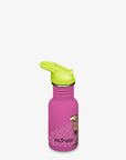 12oz (355ml) Classic Kid's Water Bottle with Flip Seal Sport Cap (Cool Cat)