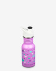 12oz (355ml) Classic Kid's Water Bottle with Sport Cap (Orchid Hearts)