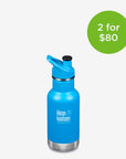 12oz (355ml) Kid's Classic Insulated Water Bottle with Sport Cap (Pool Party)