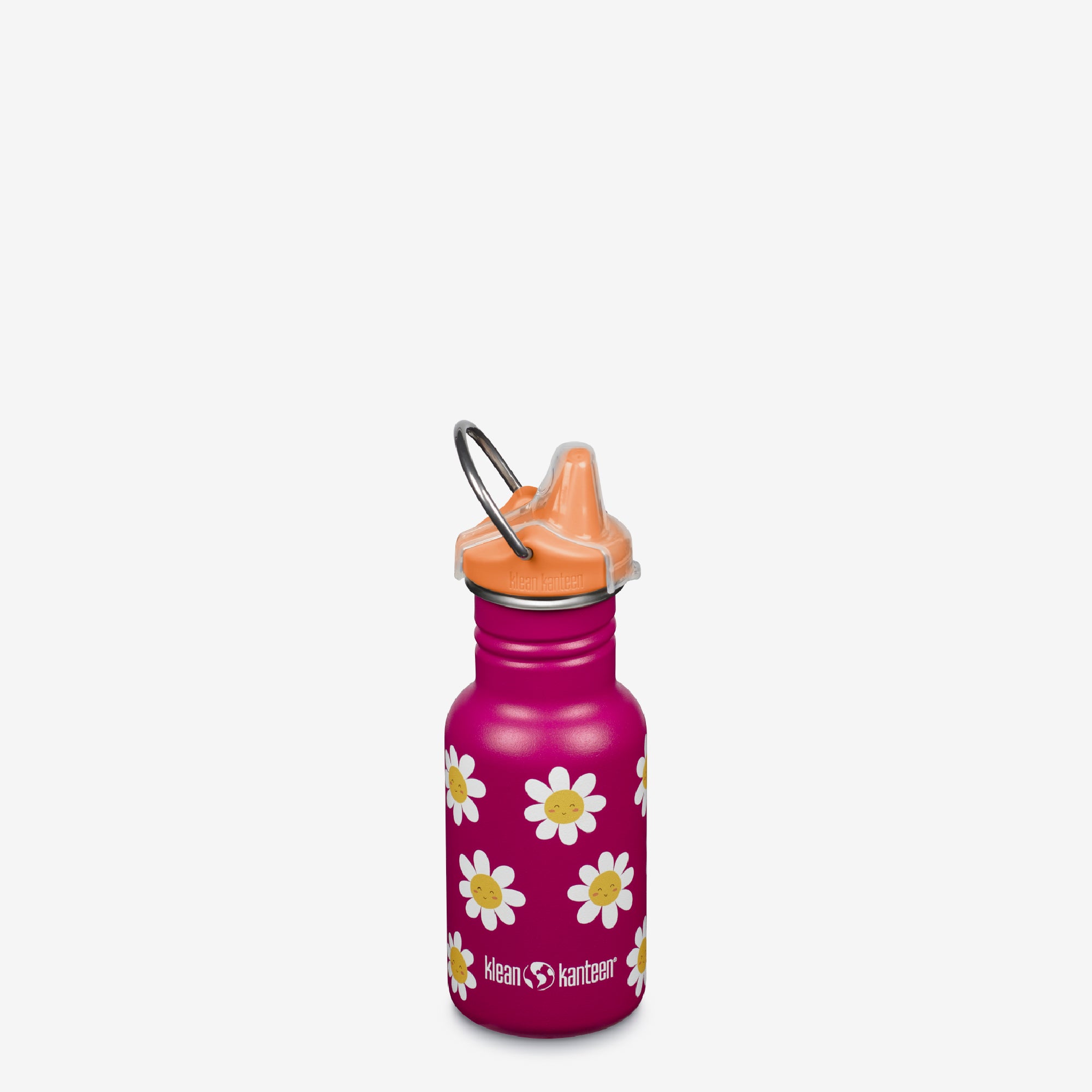 12oz (355ml) Classic Kid's Sippy Bottle Happy Flowers