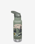 12oz (355ml) Classic Kid's Insulated Water Bottle with Flip Seal Sport Cap Mountain Scape