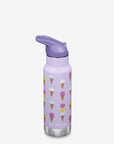 12oz (355ml) Kid's Classic Insulated Water Bottle with Flip Seal Sport Cap (Ice Cream Purple)
