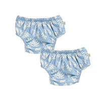 EcoNaps Reusable Swim Nappy 2 Pack - Seaweed - Medium 7-11kg