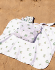 Snuggle Hunny Green Palm Mid Wet Bag