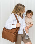 Emmy Backpack - Pebbled Tan