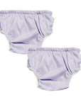 EcoNaps Reusable Swim Nappy 2 Pack - Lavender - Extra Large 13+kg