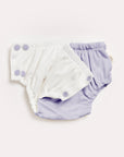 EcoNaps Reusable Swim Nappy 2 Pack - Lavender - Extra Large 13+kg