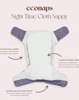 Twinkle Twinkle Night Time Cloth Nappy