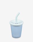 10oz (295ml) Kid's Cup with Straw Lid (Clear Sky)