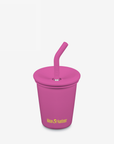 10oz (295ml) Kid's Cup with Straw Lid (Rose Violet)