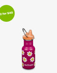 12oz (355ml) Kid's Classic Sippy Bottle (Happy Flowers)