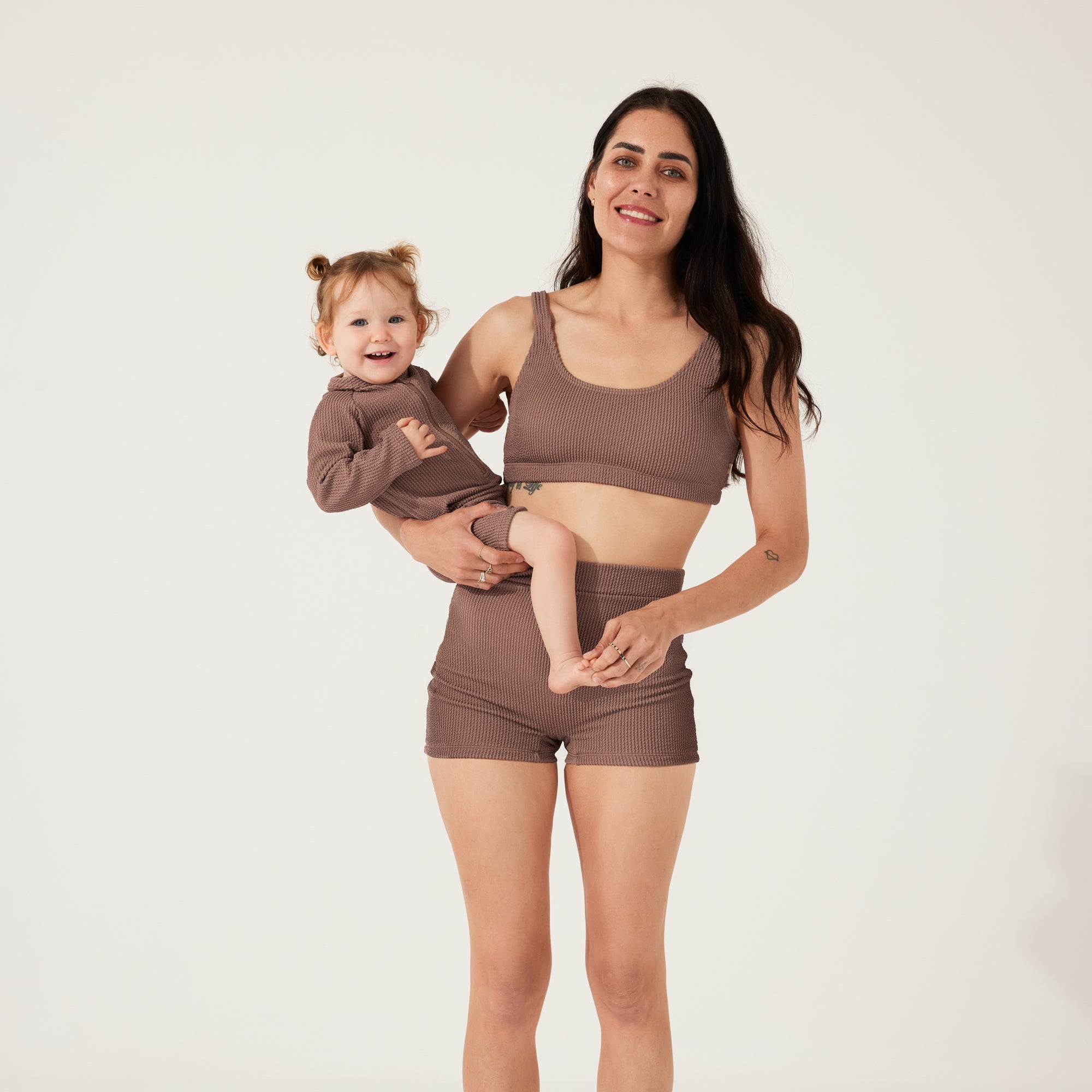 Coconut Embrace Swim Crop