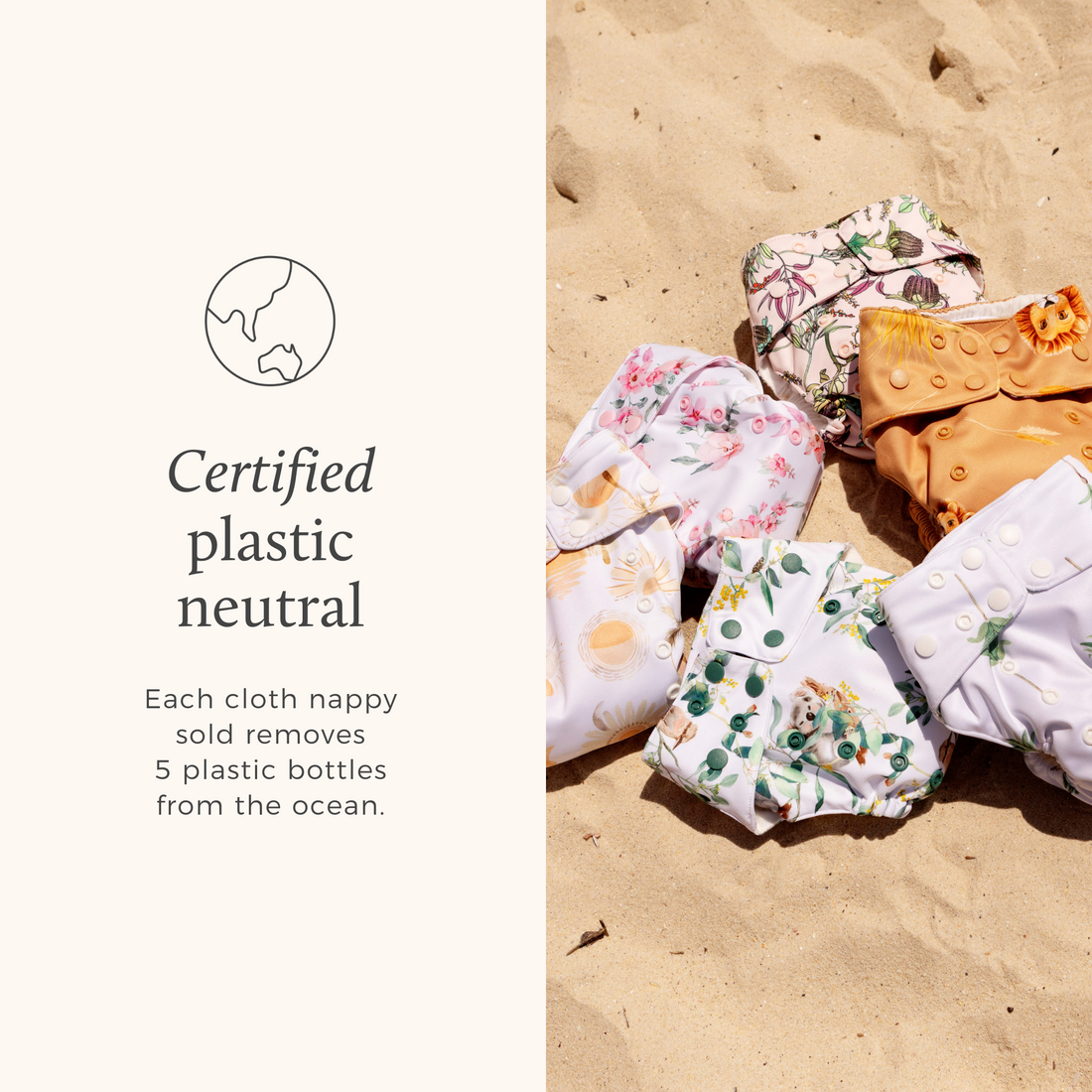 Snuggle Hunny Green Palm 2.0 Modern Cloth Nappy EcoNaps Modern