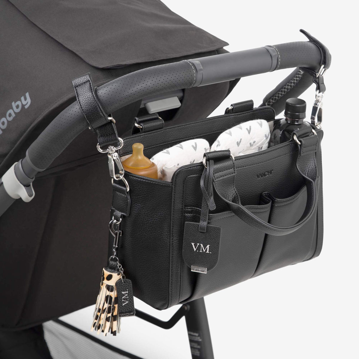 Amelia Pram Caddy - Black