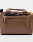 Amelia Pram Caddy - Pebbled Tan