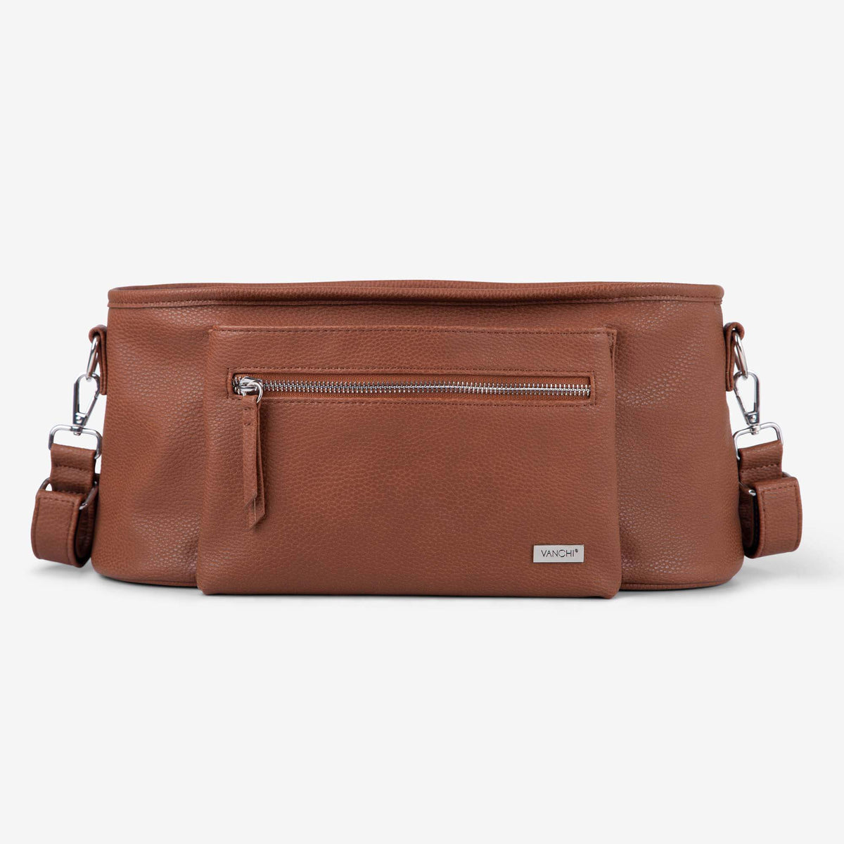 Billie Pram Caddy - Pebbled Tan