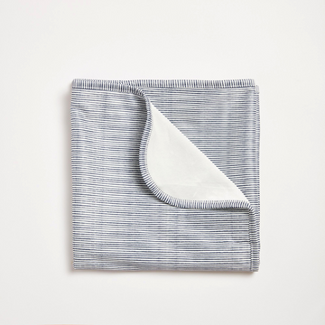 Indigo Pinstripe Change Mat