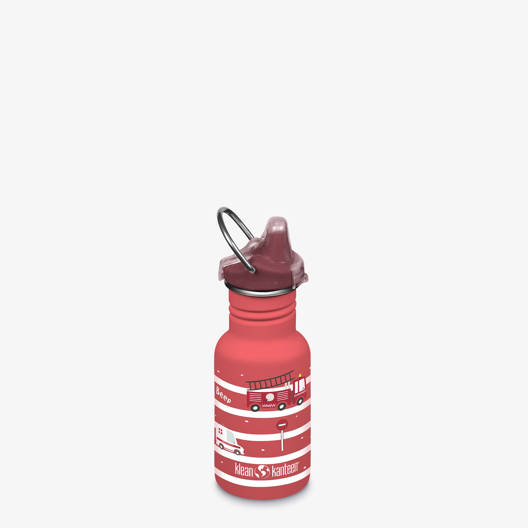 12oz (355ml) Kid's Classic Sippy Bottle (Fire Trucks)