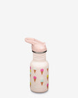 12 oz (355ml) Kid's Classic Water Bottle with Flip Seal Sport Cap (Ice Cream Pink)