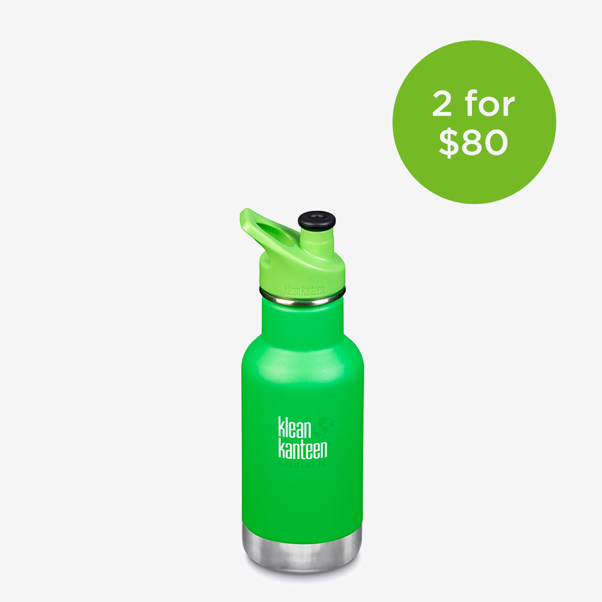 12oz (355ml) Kid's Classic Insulated Water Bottle with Sport Cap (Lizard Tails)