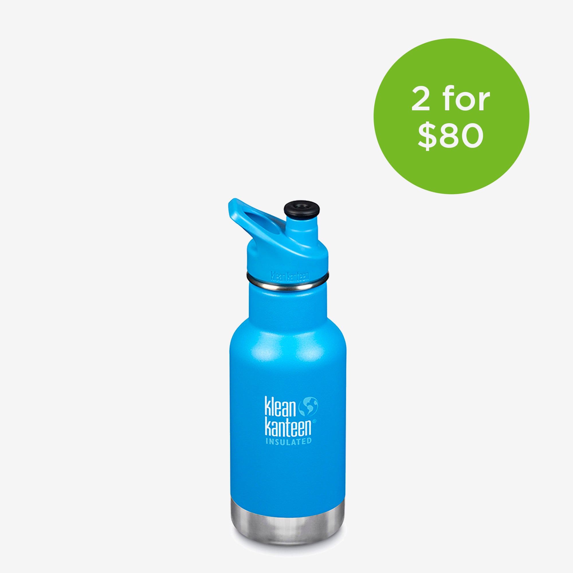12oz (355ml) Kid's Classic Insulated Water Bottle with Sport Cap (Pool Party)