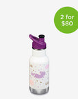 12oz (355ml) Kid's Classic Insulated Water Bottle with Sport Cap (Unicorn Leap)