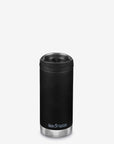 12oz (355ml) TKWide Insulated Coffee Tumbler with Café Cap (Black)
