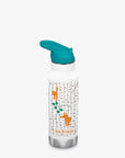 12oz (355ml) Kid's Classic Insulated Water Bottle with Flip Seal Sport Cap (Aspen Foxes)