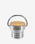 12oz (355ml) Rise Reflect Insulated Water Bottle with Bamboo Cap (Brushed Stainless)