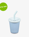10oz (295ml) Kid's Cup with Straw Lid (Clear Sky)
