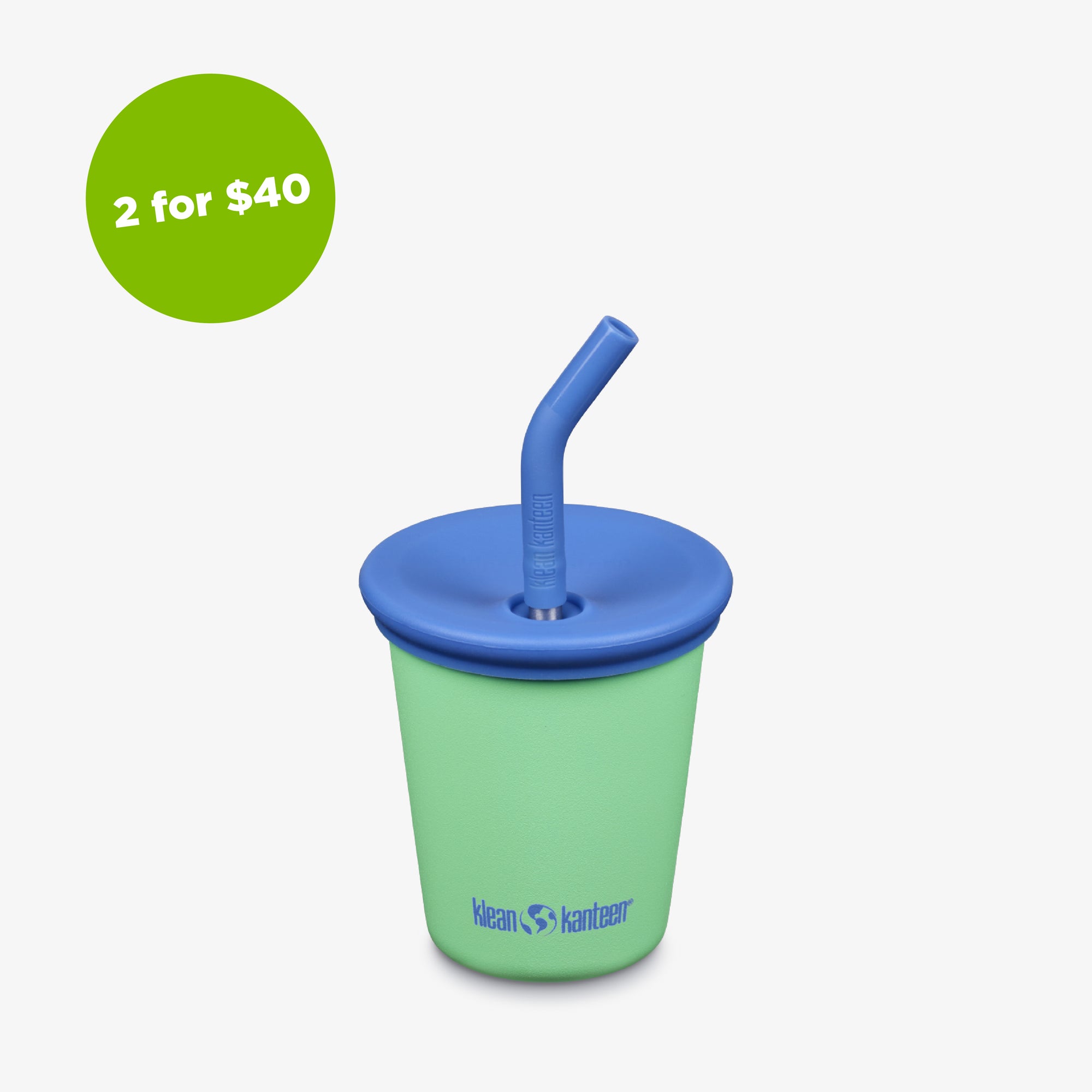 10oz (295ml) Kid's Cup with Straw Lid (Spring Bud)