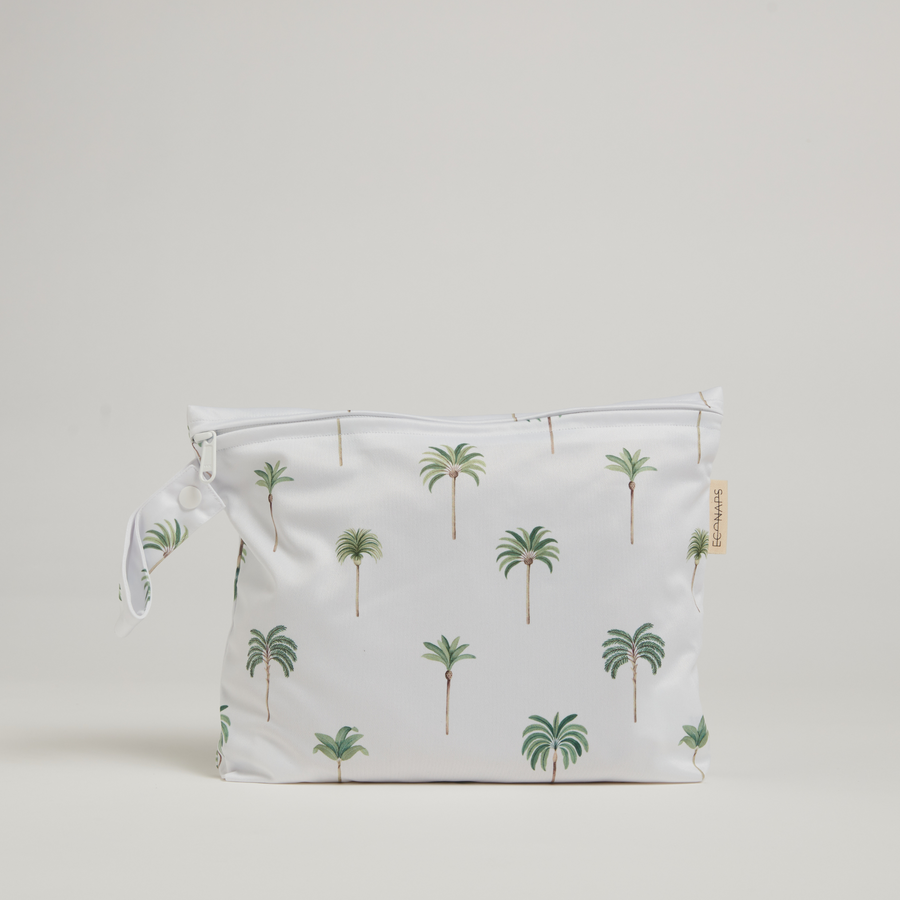 Snuggle Hunny Green Palm Mid Wet Bag