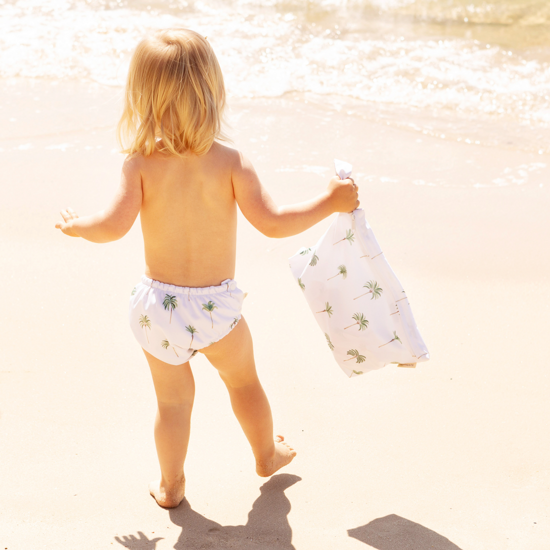 Snuggle Hunny Green Palm 2.0 Modern Cloth Nappy