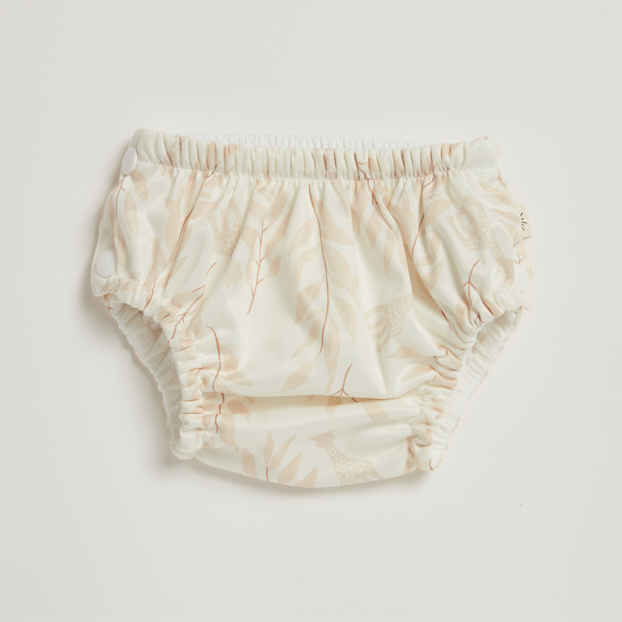 Sophie Olive Leaf Swim Nappy