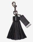 Leather Key Ring/ Bag Tassel – Blush