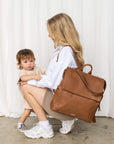 Emmy Backpack - Pebbled Tan