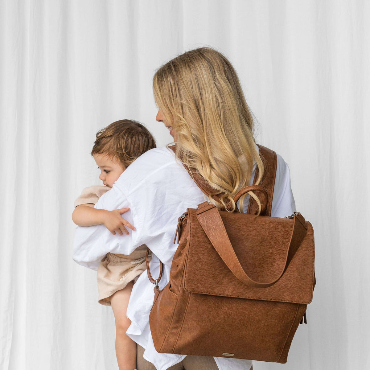 Emmy Backpack - Pebbled Tan