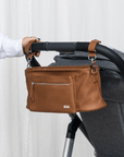Billie Pram Caddy - Pebbled Tan