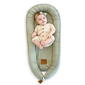 Organic Baby Nest - Sage by Bubnest