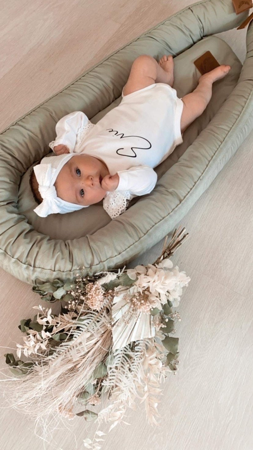 Organic Baby Nest - Sage by Bubnest